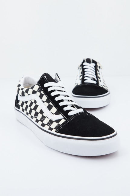 VANS OLD SKOOL PRIMARY CHECK en color NEGRO  (2)