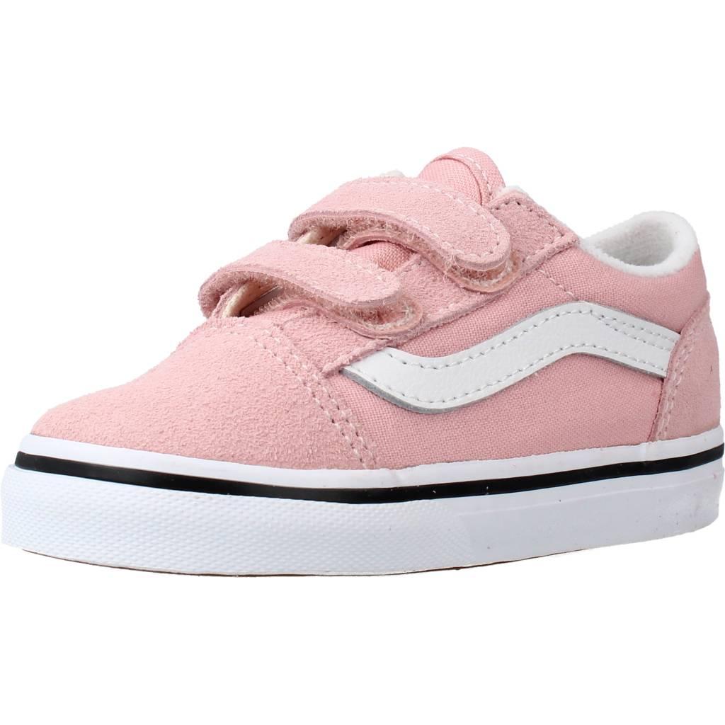 VANS OLD SKOOL V en color ROSA  (1)
