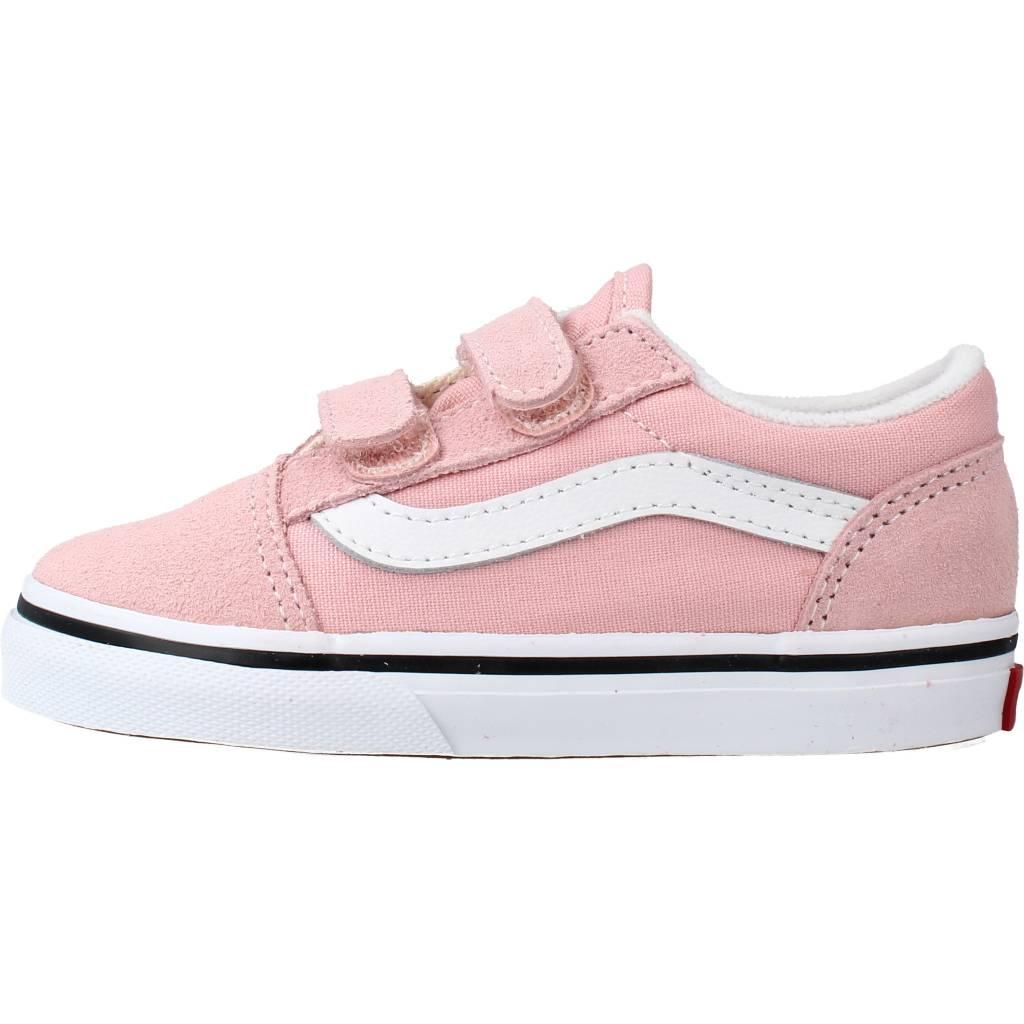 VANS OLD SKOOL V en color ROSA  (2)