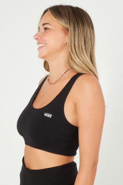 VANS FLYING V BRALETTE en color NEGRO  (2)