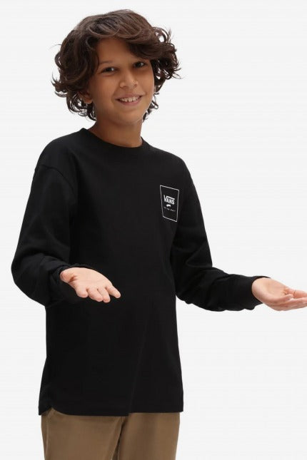 VANS BY PRINT BOX BACK LS B en color NEGRO  (2)