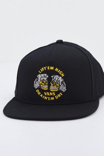 VANS DRAIN EM DRY SNAPBACK en color NEGRO  (1)