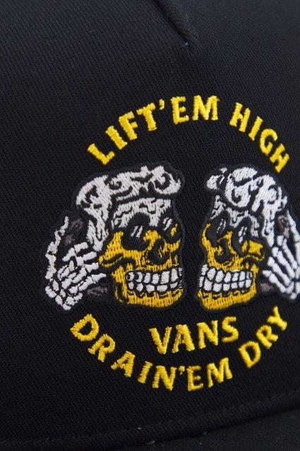 VANS DRAIN EM DRY SNAPBACK en color NEGRO  (4)