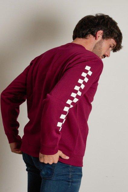VANS VERSA STANDARD CREW en color BURDEOS  (3)