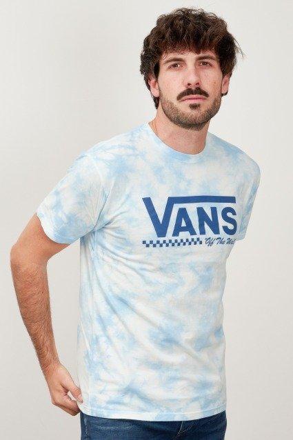 VANS DROP V CLOUD WASH SS T en color AZUL  (2)