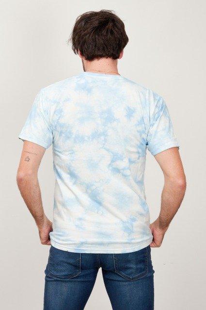 VANS DROP V CLOUD WASH SS T en color AZUL  (4)