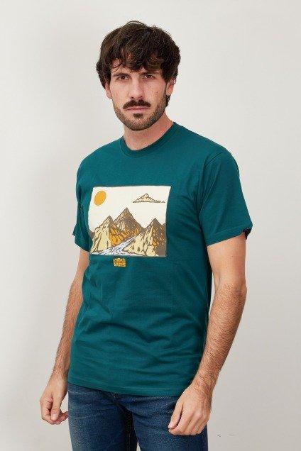 VANS SS TEE II en color VERDE  (1)
