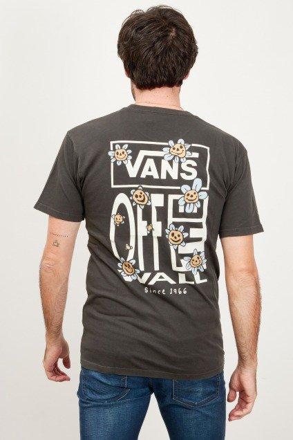 VANS TRIPPY GRIN FLORAL SS en color NEGRO  (4)