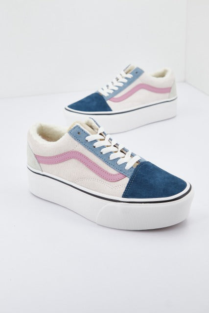 VANS  UA OLD SKOOL en color BLANCO  (1)