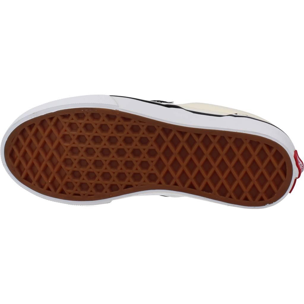 VANS CLASSIC SLIP-ON CHECKERBOARD en color BLANCO  (6)
