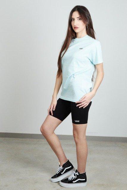 VANS LEFT CHEST LOGO TEE EM en color AZUL  (3)