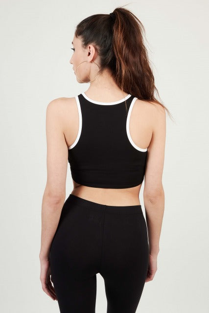 VANS LONGLINE RACERBACK BRALETTE en color NEGRO  (3)