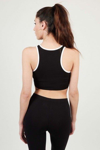 VANS LONGLINE RACERBACK BRALETTE en color NEGRO  (3)