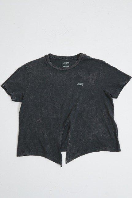 VANS JUNIOR V WASH KNOT TEE en color GRIS  (2)