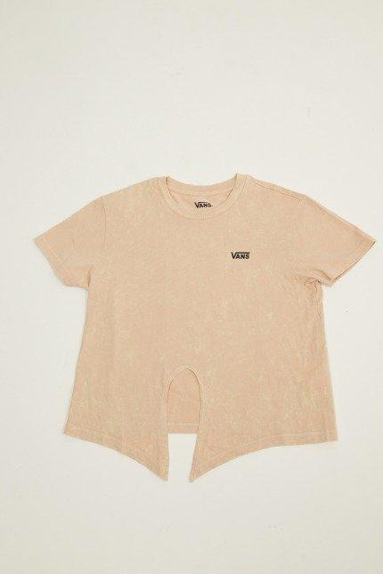 VANS JUNIOR V WASH KNOT TEE en color BEIS  (2)