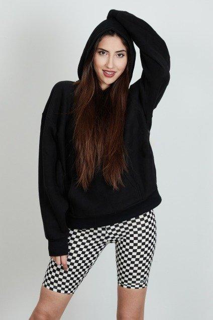 VANS COMFYCUSH LS HOODIE en color NEGRO  (3)