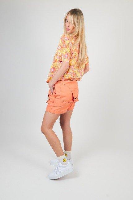 VANS RESORT FLORAL SS WOVEN en color NARANJA  (4)