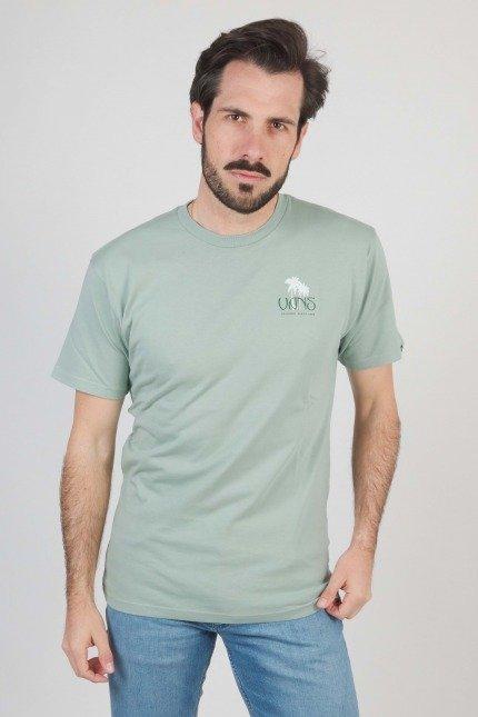 VANS SUNSET DUAL PALM VINTAGE SS TEE en color VERDE  (1)