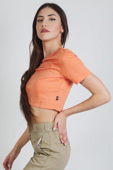 VANS FLYING V CROP CREW en color NARANJA  (2)