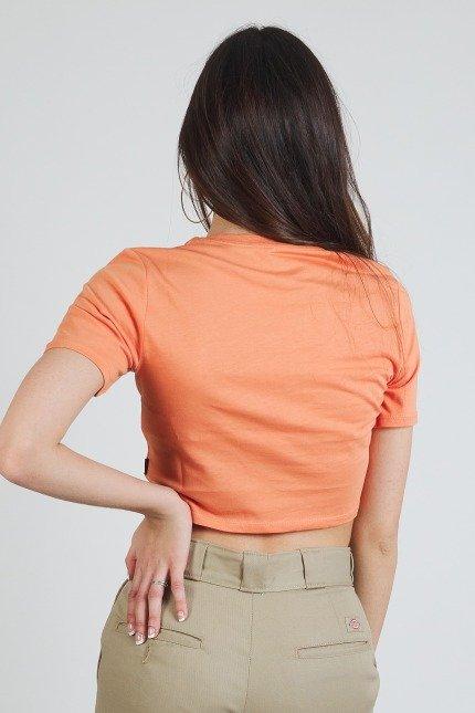 VANS FLYING V CROP CREW en color NARANJA  (3)
