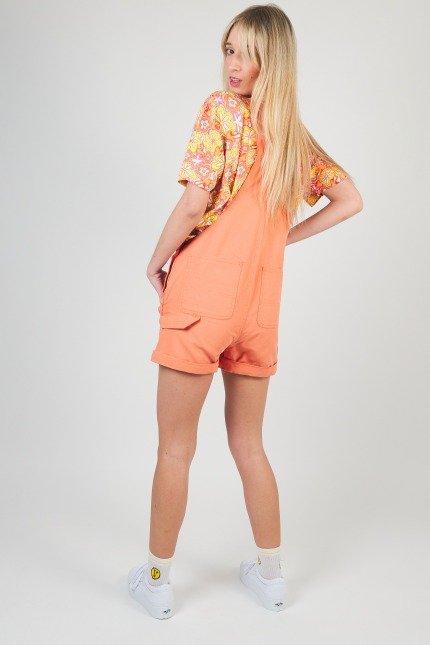 VANS GROUND WORK SHORTALL en color NARANJA  (4)