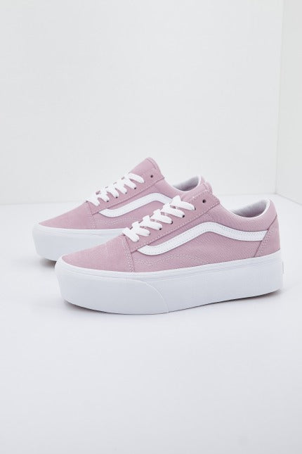 VANS OLD SKOOL STACKFORM en color ROSA  (1)