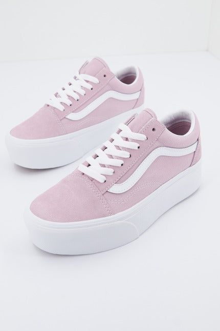 VANS OLD SKOOL STACKFORM en color ROSA  (2)