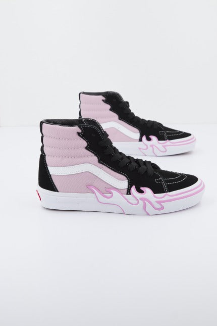 VANS  SK-HI FLAME en color ROSA  (2)