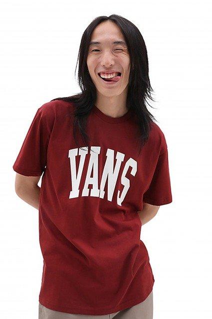 VANS VARSITY TYPE SS TEE en color BURDEOS  (1)