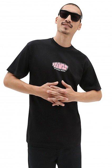 VANS  BLOCKED VANS LOGO SS T en color NEGRO  (1)
