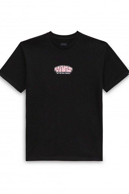 VANS  BLOCKED VANS LOGO SS T en color NEGRO  (2)