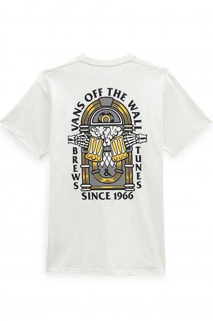 VANS  BREW BROS TUNES SS TEE en color BLANCO  (2)