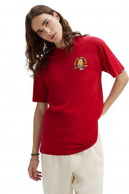 VANS COLDEST IN TOWN SS TEE en color ROJO  (1)