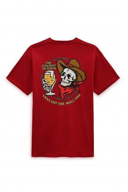 VANS COLDEST IN TOWN SS TEE en color ROJO  (2)