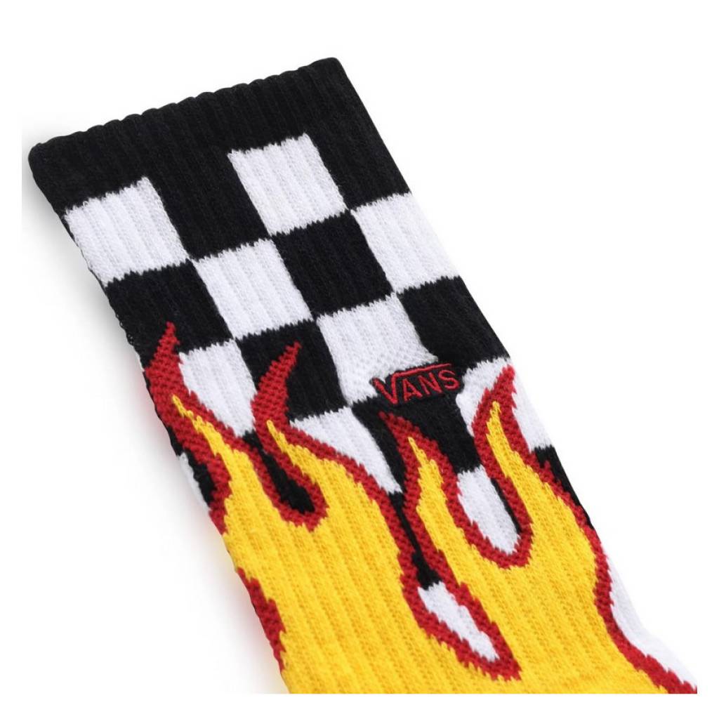 VANS FLAME CHECK CREW en color AMARILLO  (4)