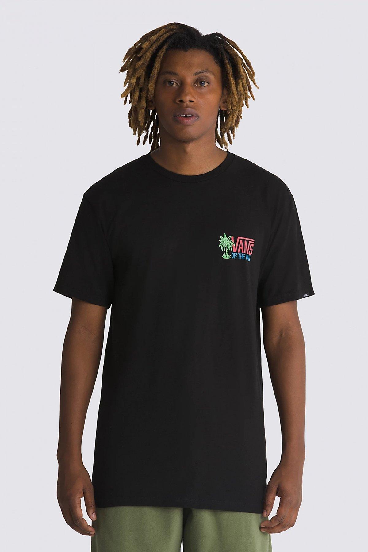 VANS PALM LINES SS en color NEGRO  (1)