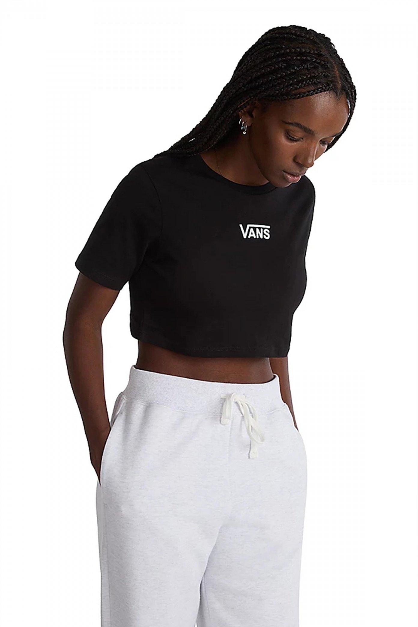 VANS FLYING V CREW CROP II en color NEGRO  (1)