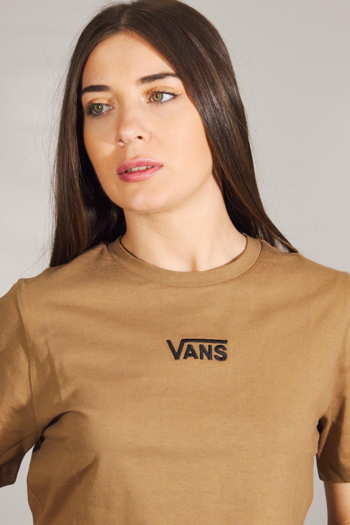 VANS FLYING V CREW CROP II en color MARRON  (4)