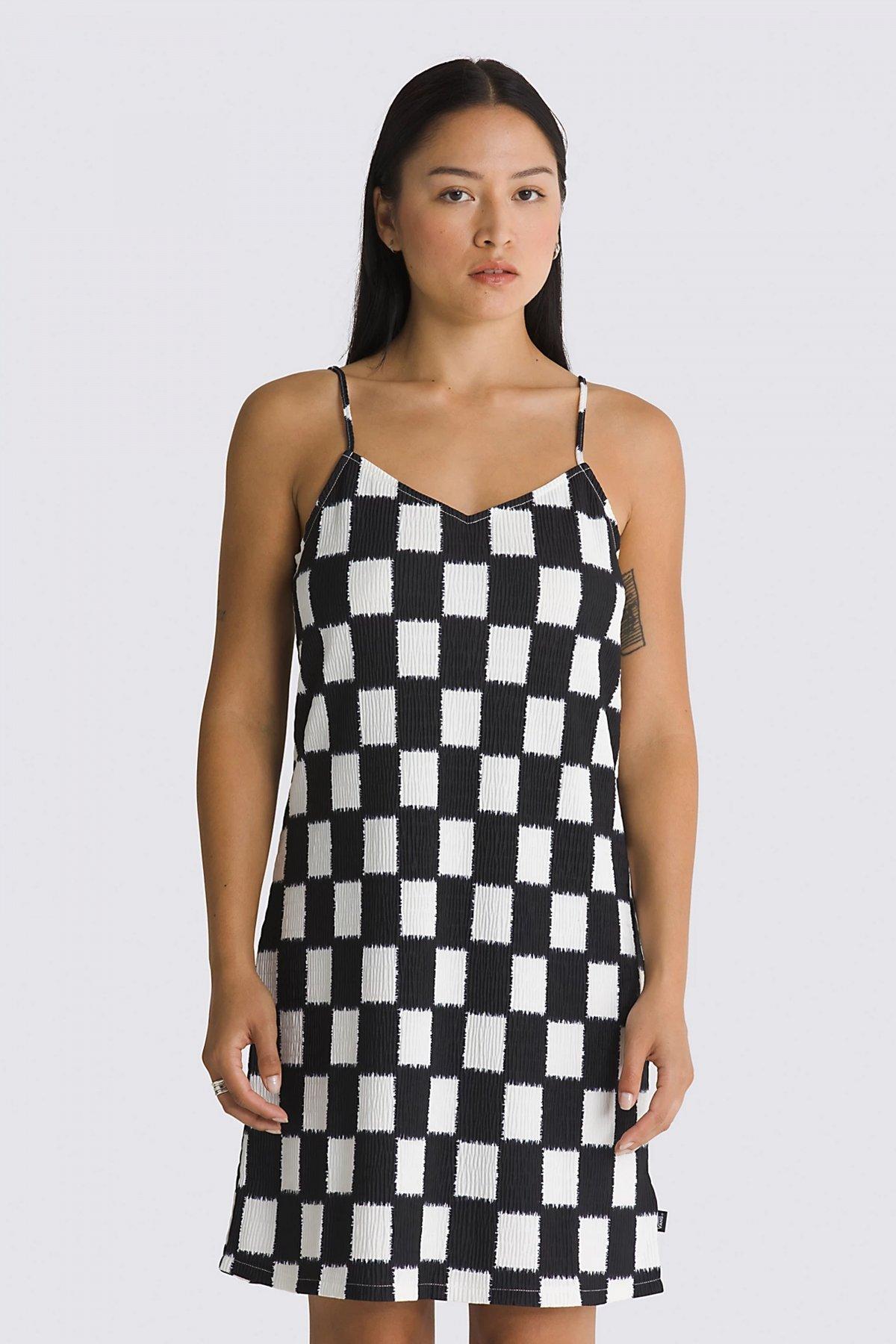 VANS  BENTON CHECKER CAMI DR en color NEGRO  (1)