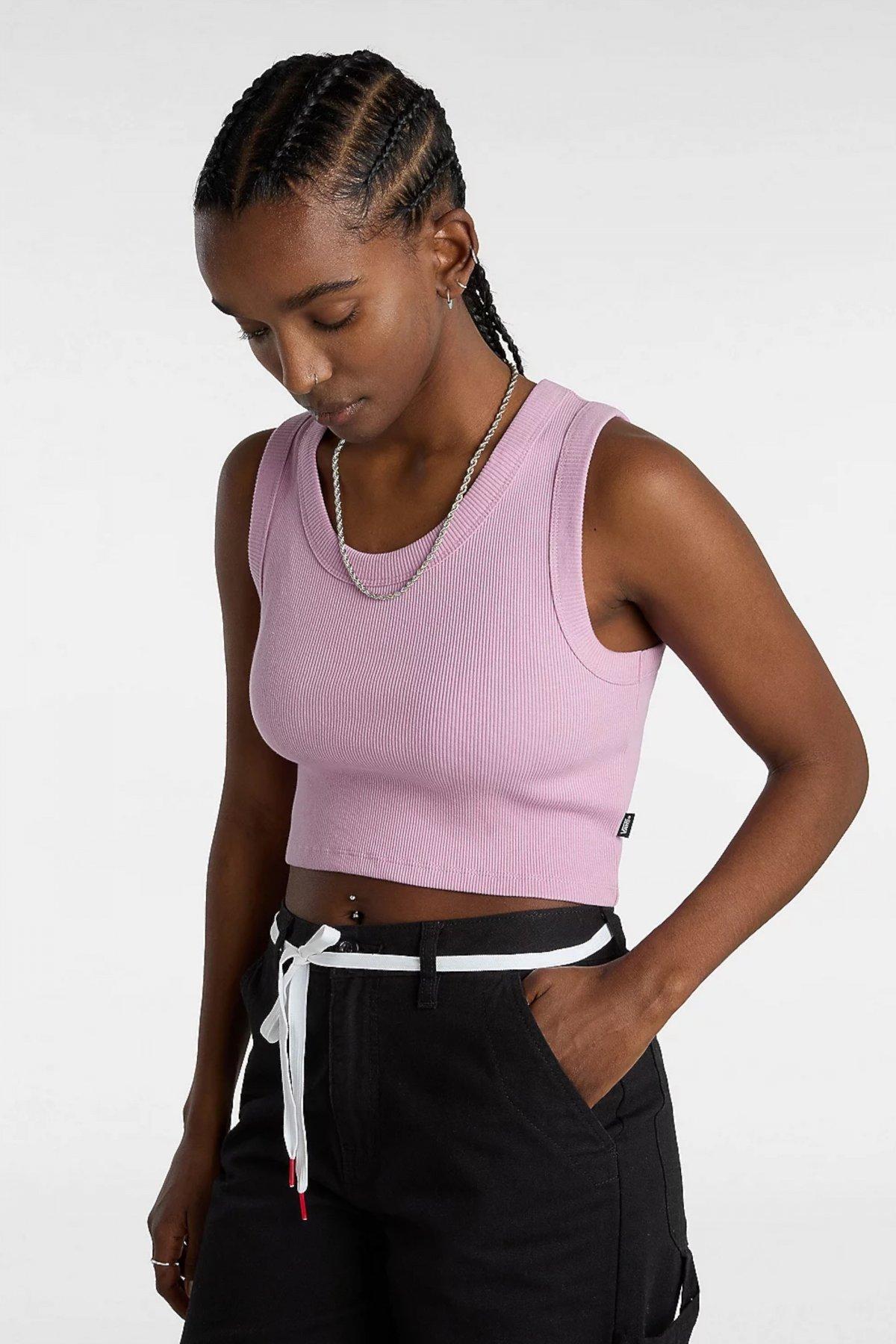 VANS DREW RIB TANK en color ROSA  (1)