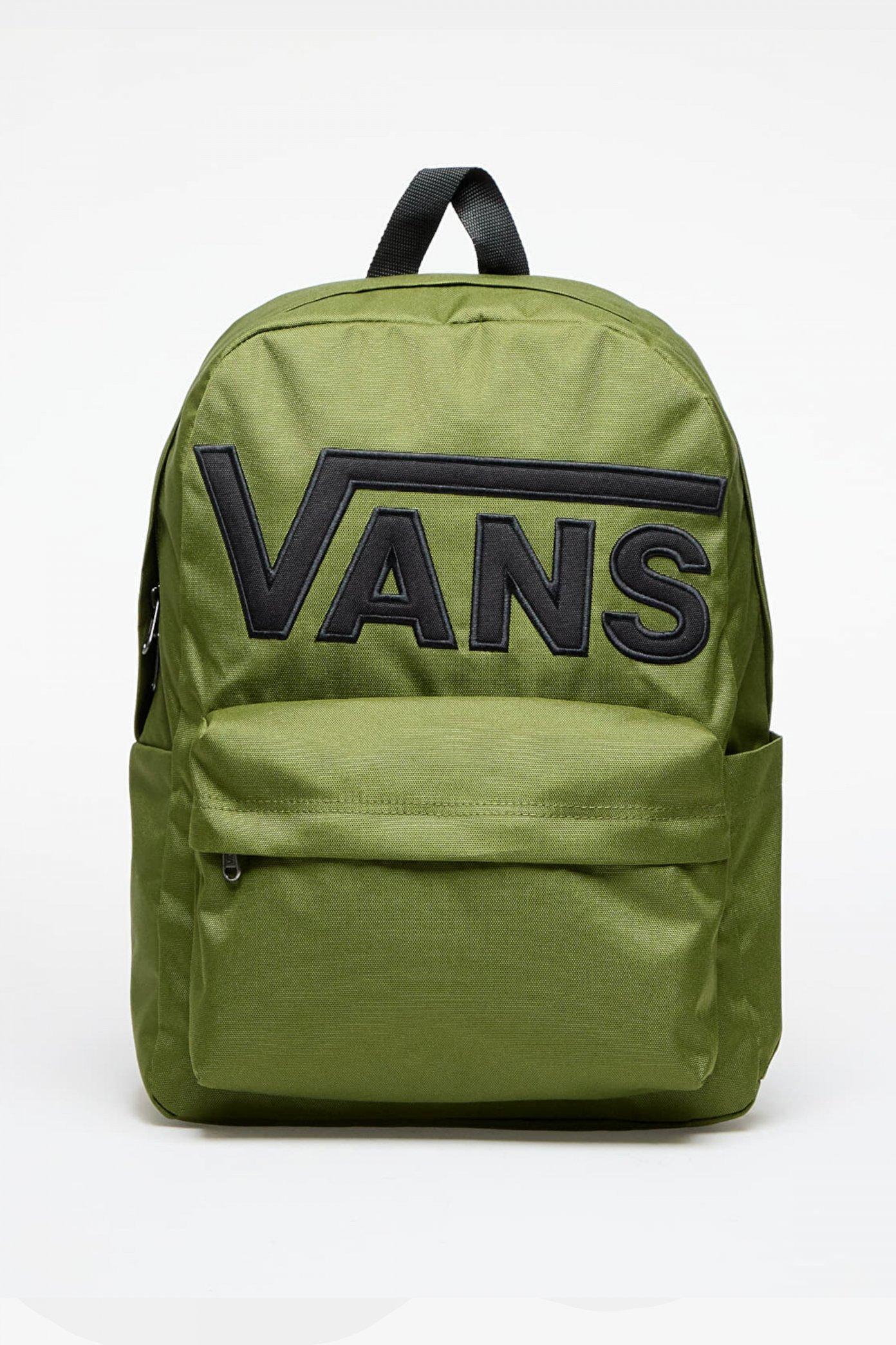 VANS OLD SKOOL DROP V BACKPACK en color VERDE  (1)