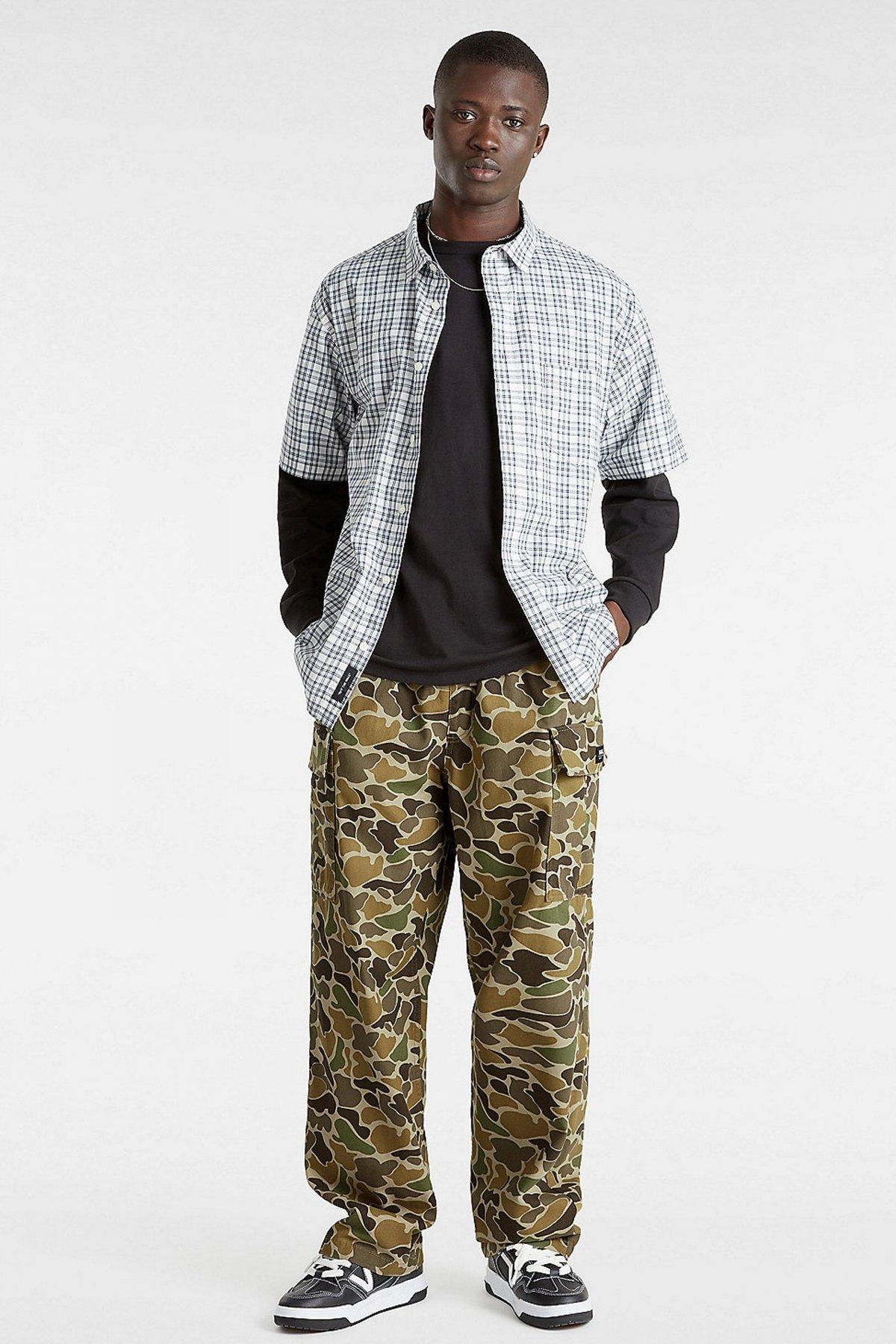 VANS RANGE CARGO BAGGY TAPE en color VERDE  (5)