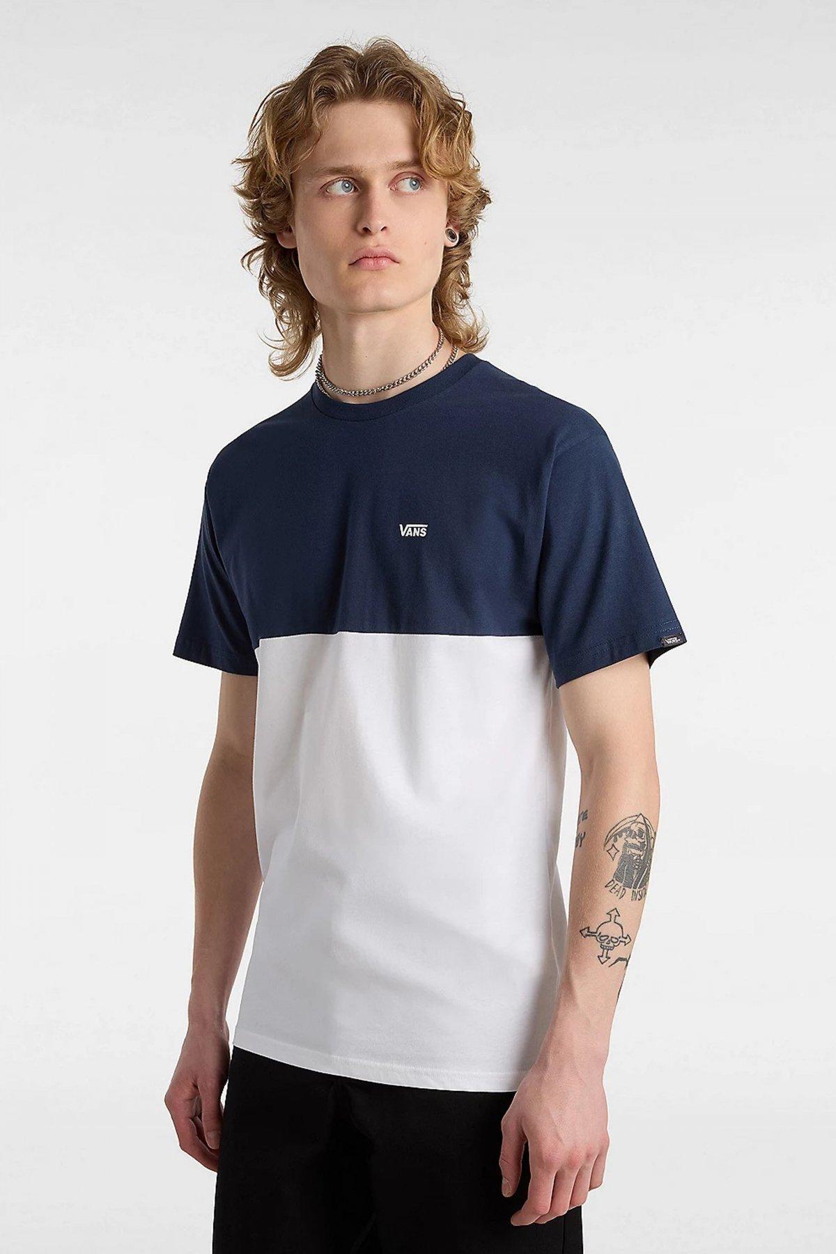 VANS COLORBLOCK TEE en color AZUL  (1)