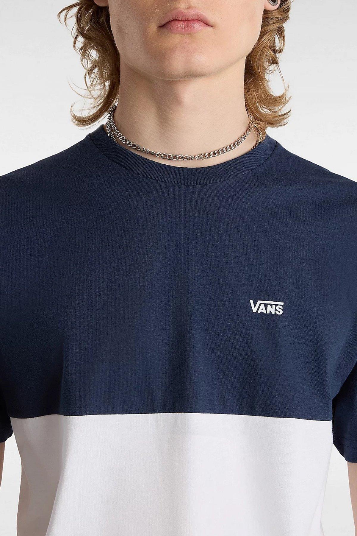VANS COLORBLOCK TEE en color AZUL  (4)