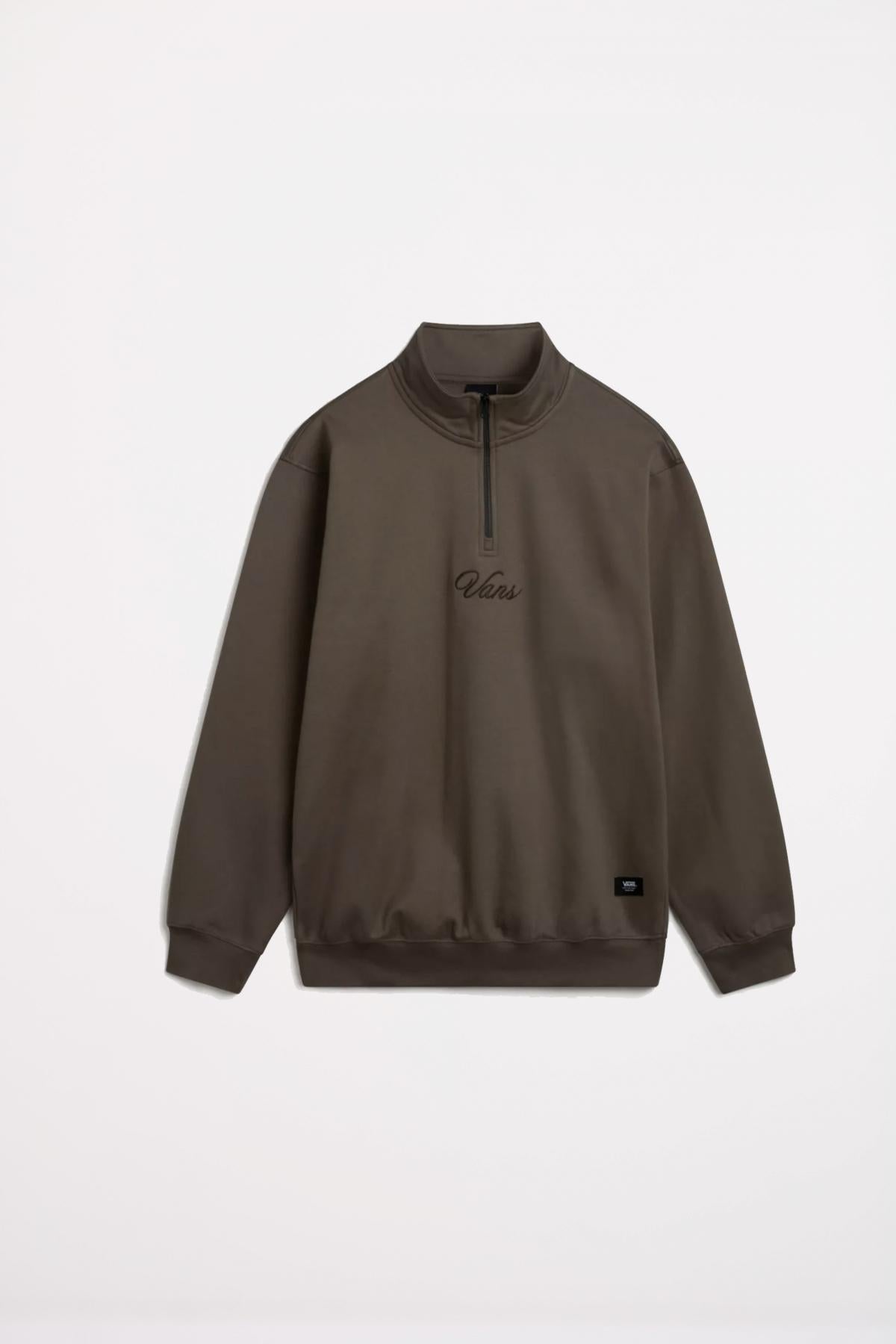 VANS SCRIPTED LOOSE FLEECE en color MARRON  (2)