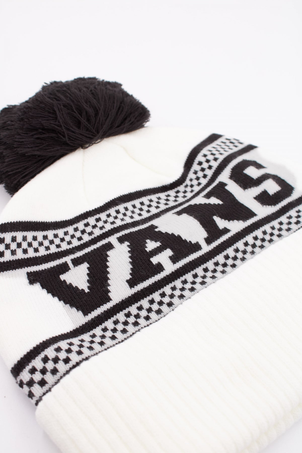 VANS CHECK POM BEANIE en color BLANCO  (3)