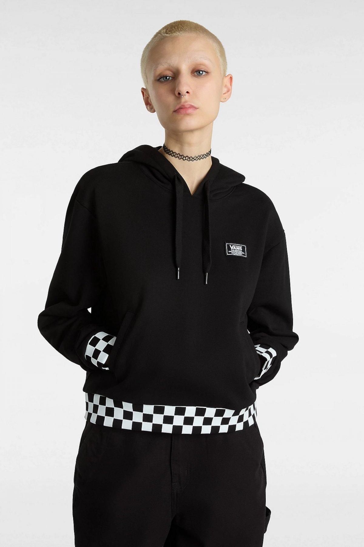 VANS BOOM BOOM CHECK CROP I en color NEGRO  (1)