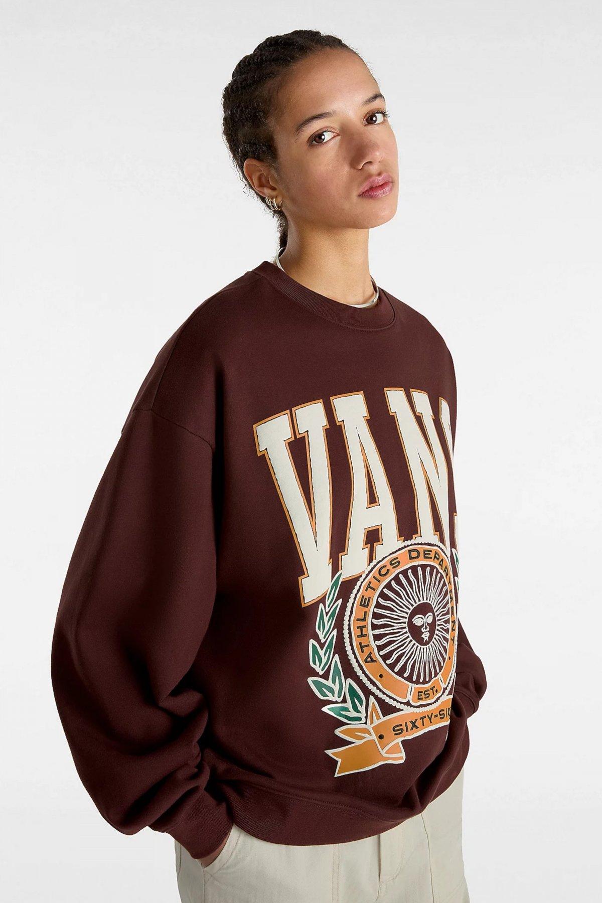 VANS FIRST TEAM OS CREW en color BURDEOS  (1)