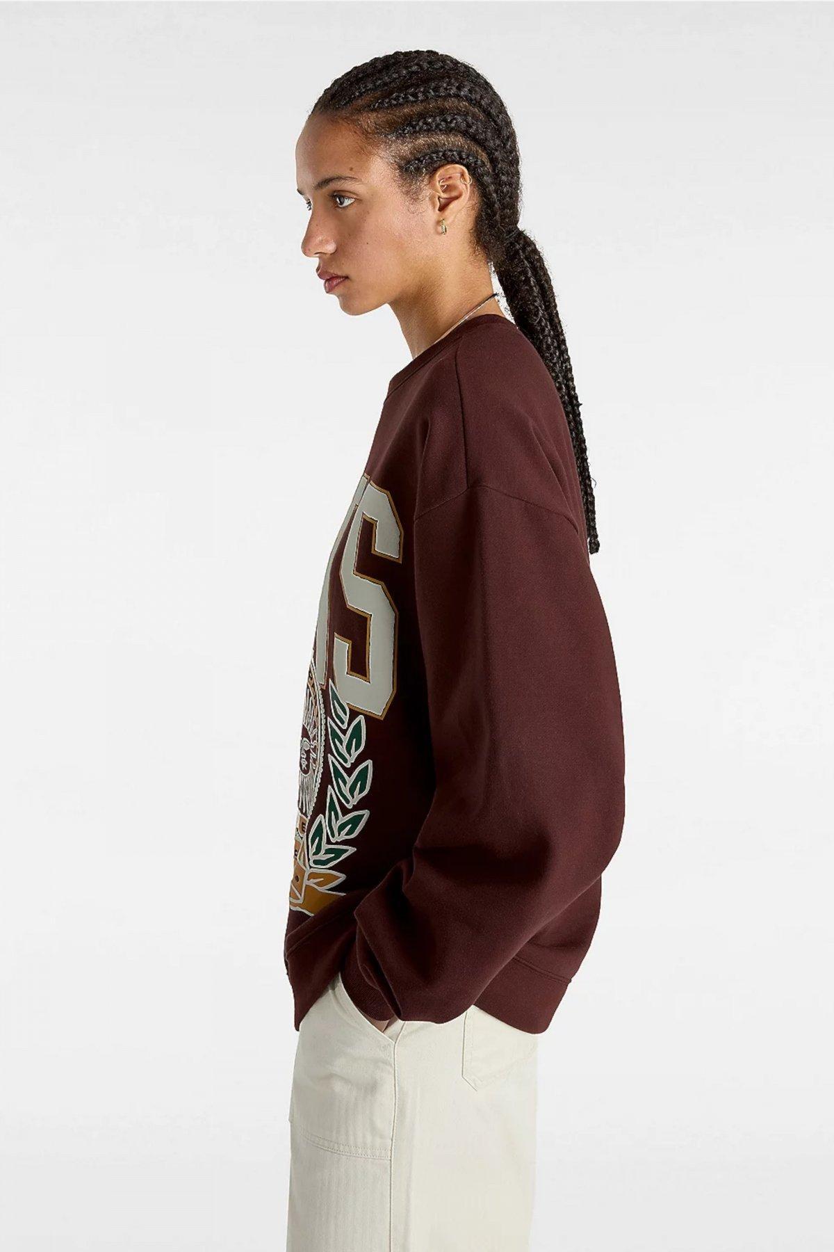 VANS FIRST TEAM OS CREW en color BURDEOS  (3)