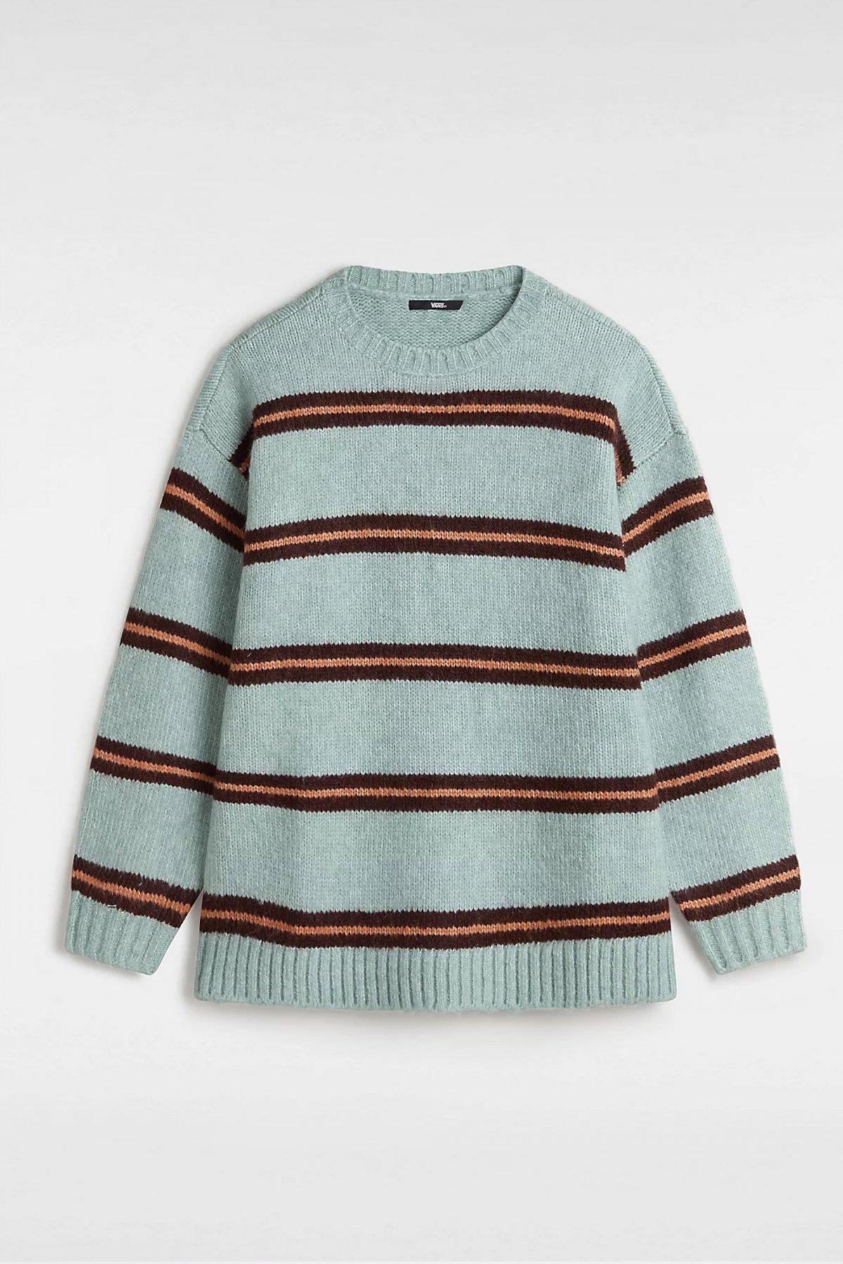 VANS SUZIE STRIPE CREW en color VERDE  (2)